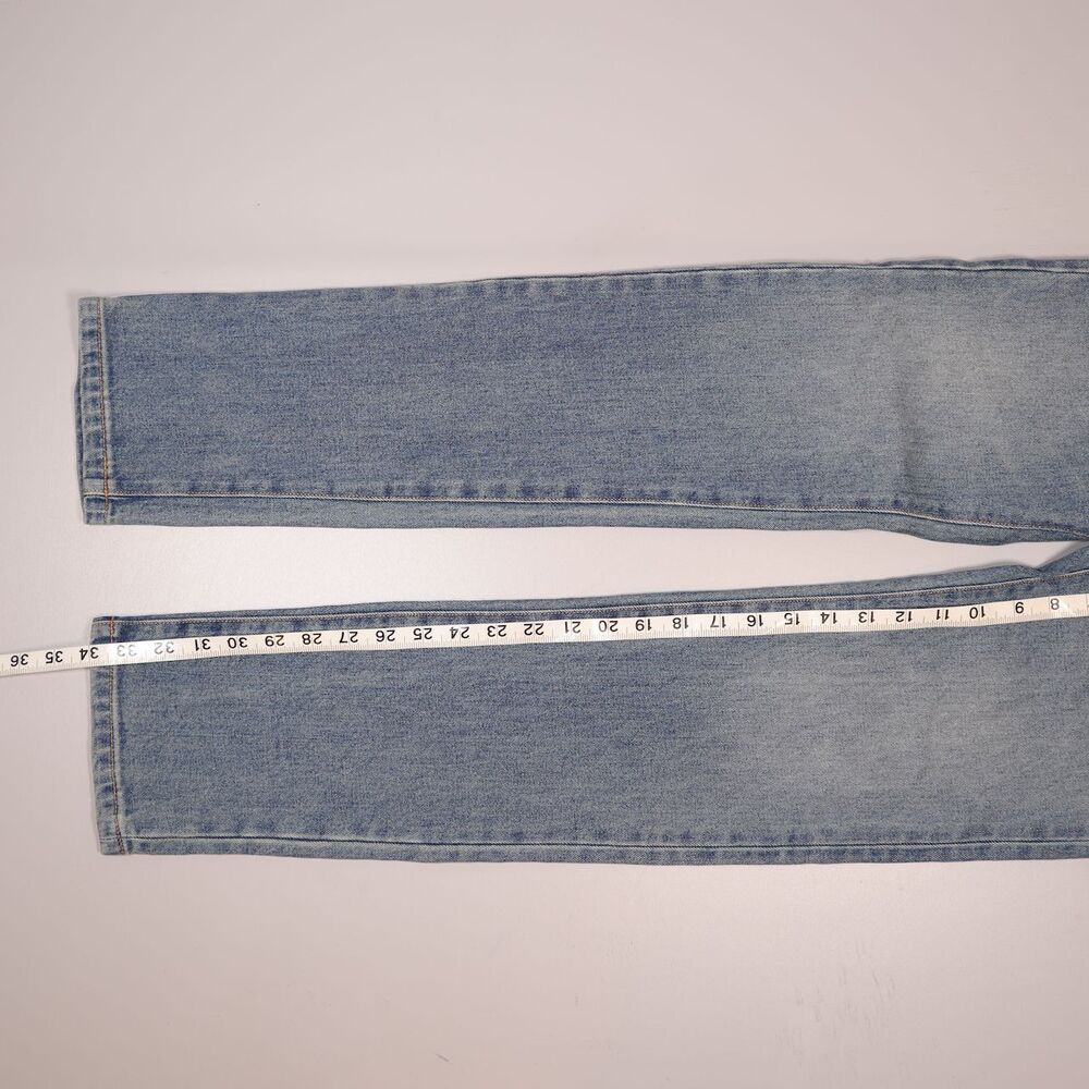 Buck Mason Maverick Slim Jeans Mens 28x34 Double Dipped 14oz Denim Button Fly - Picture 9 of 12